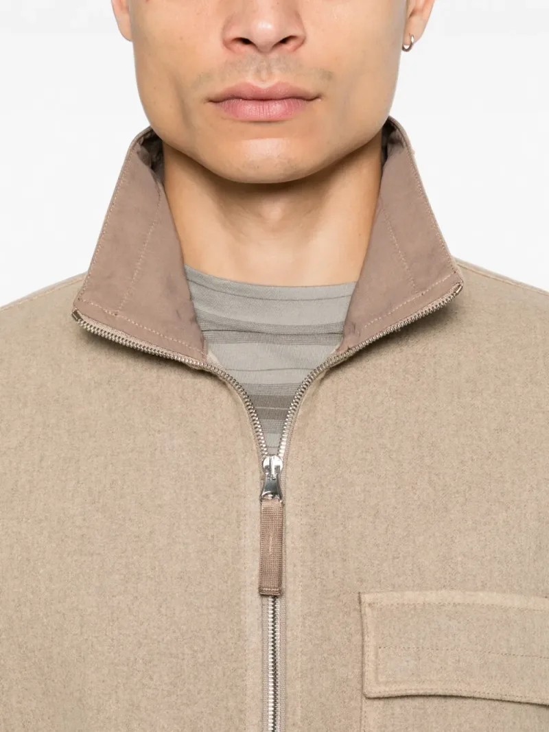Stone Island — Logo-patch zip-up jacket — Photo 5 of 5