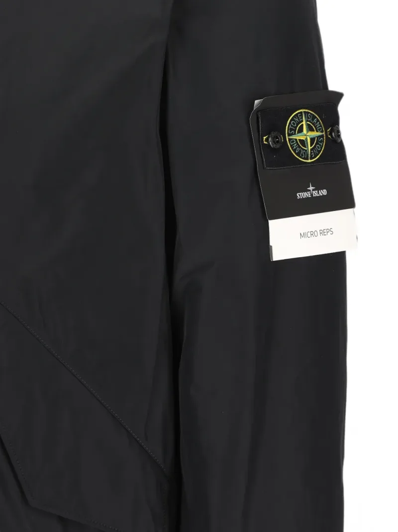 Stone Island — Kapuze mit Logo-Patch — Foto 3 von 3