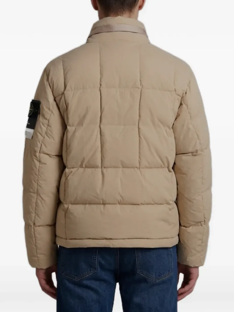 Stone Island — Quilted logo-patch jacket — Photo 3 of 3