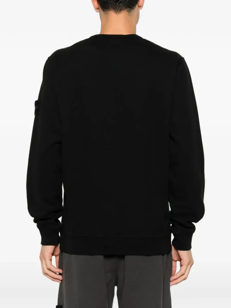 Stone Island — Brushed organic-cotton fleece sweatshirt — Photo 4 of 5