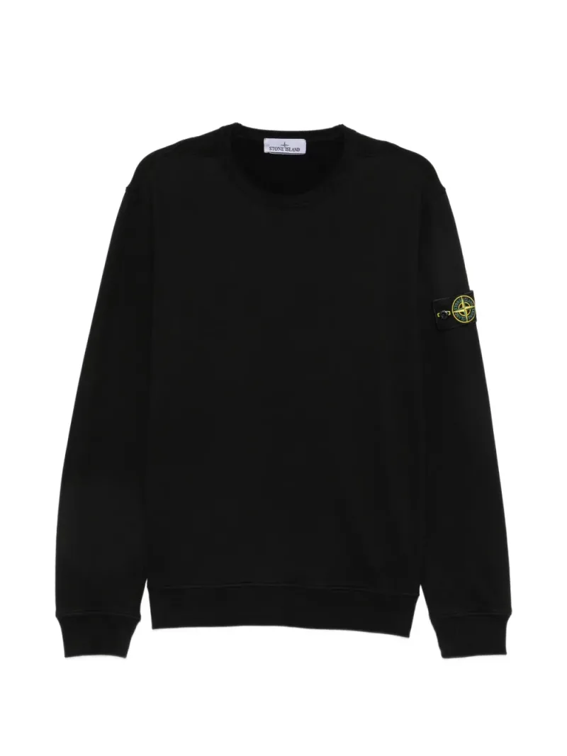 Stone Island — Sweat en polaire de coton biologique brossé