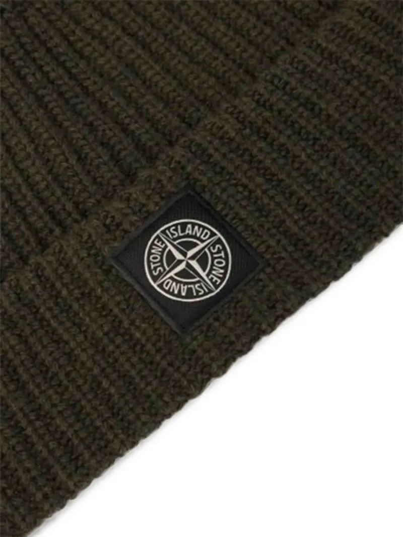 Stone Island — N100012 light rws geelong wool beanie hat — Foto 2 di 2