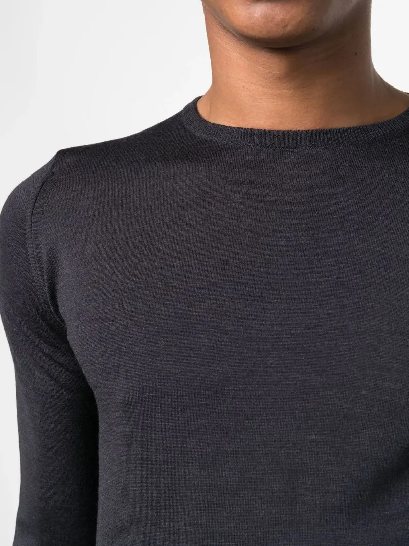 John Smedley — Suéter Lundy com decote careca — Foto 4 de 4