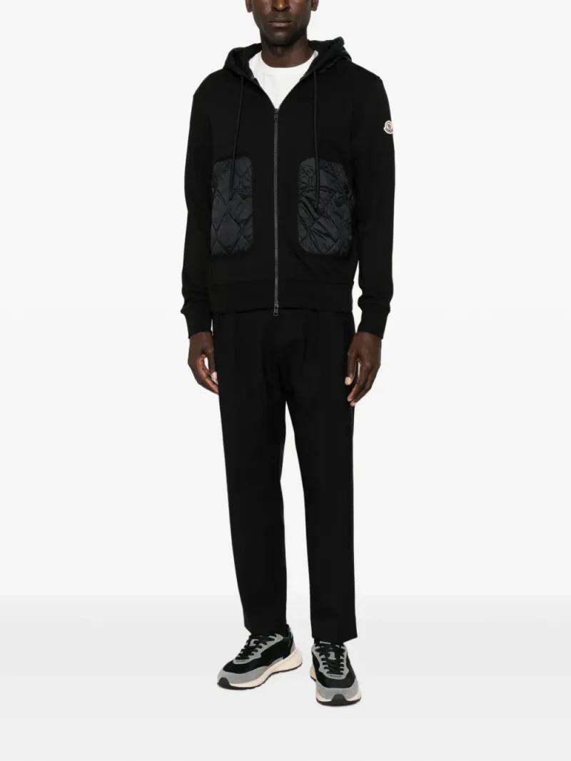 Moncler — padded-hood hoodie — Photo 2 of 5