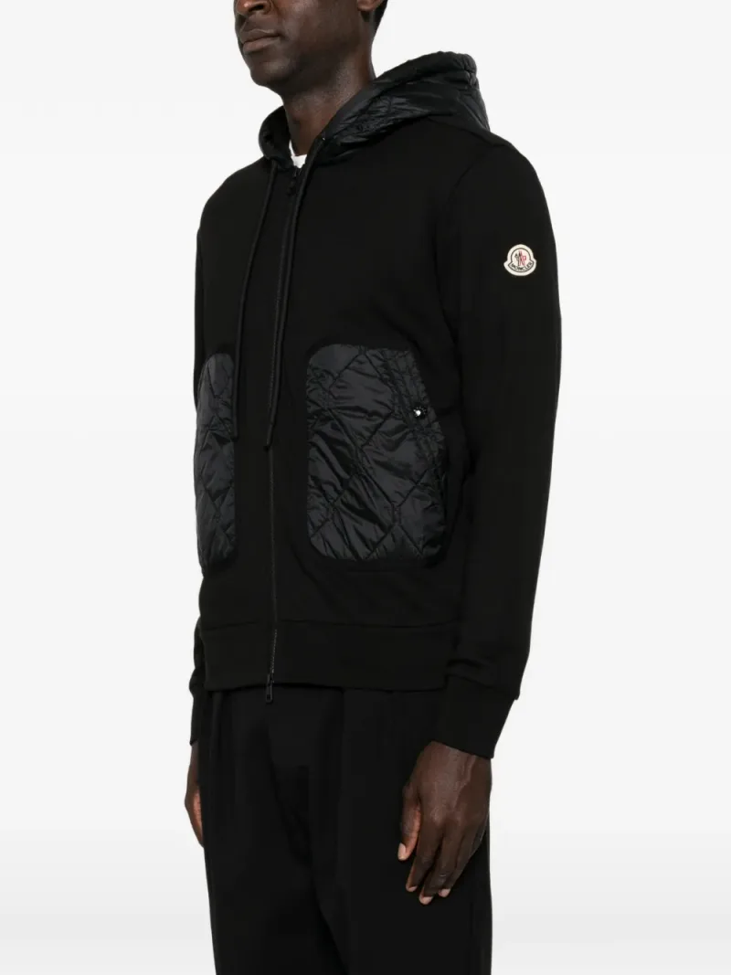 Moncler — padded-hood hoodie — Photo 3 of 5