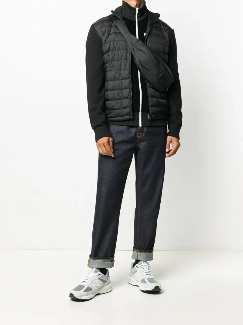 Moncler — quilted-panel zip-up jacket — Photo 2 of 5