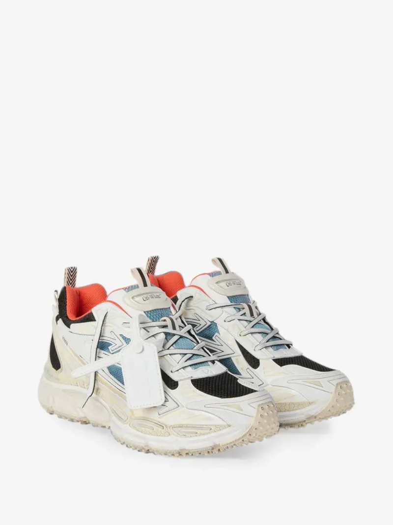 Off-White — Panelled lace-up sneakers — Photo 2 of 4