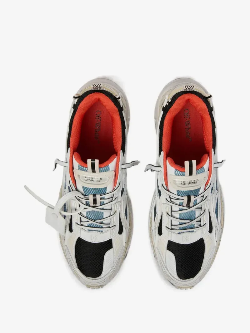 Off-White — Panelled lace-up sneakers — Photo 3 of 4