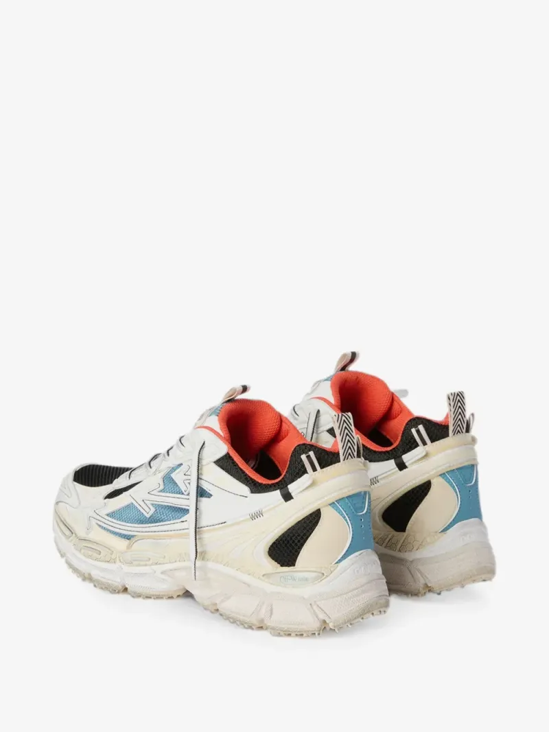 Off-White — Panelled lace-up sneakers — Photo 4 of 4