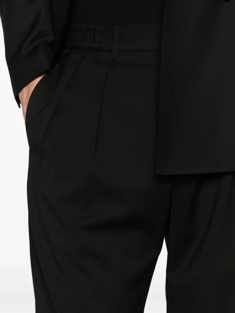 Tagliatore — Plissierte Hose mit Stretchbund — Foto 5 von 5