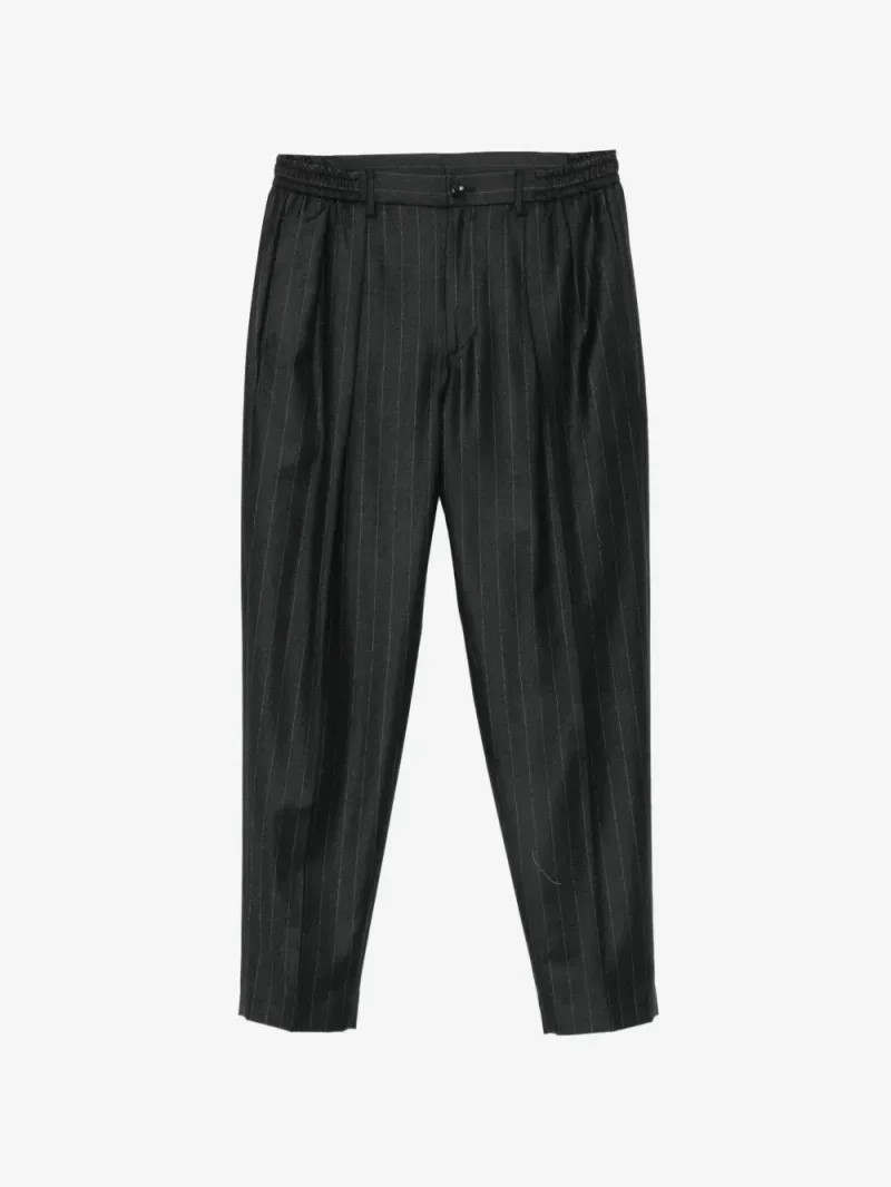 Tagliatore — Pantalon à plis et fines rayures