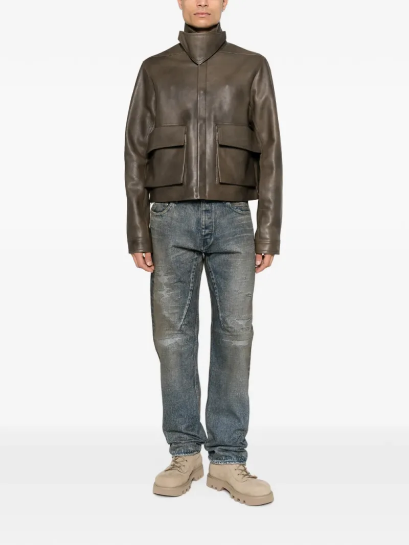 Rick Owens — Funnel-neck jacket — Foto 2 di 5