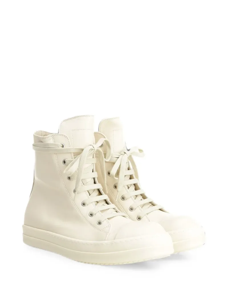 Rick Owens — High-top lace-up sneakers — Foto 2 di 5