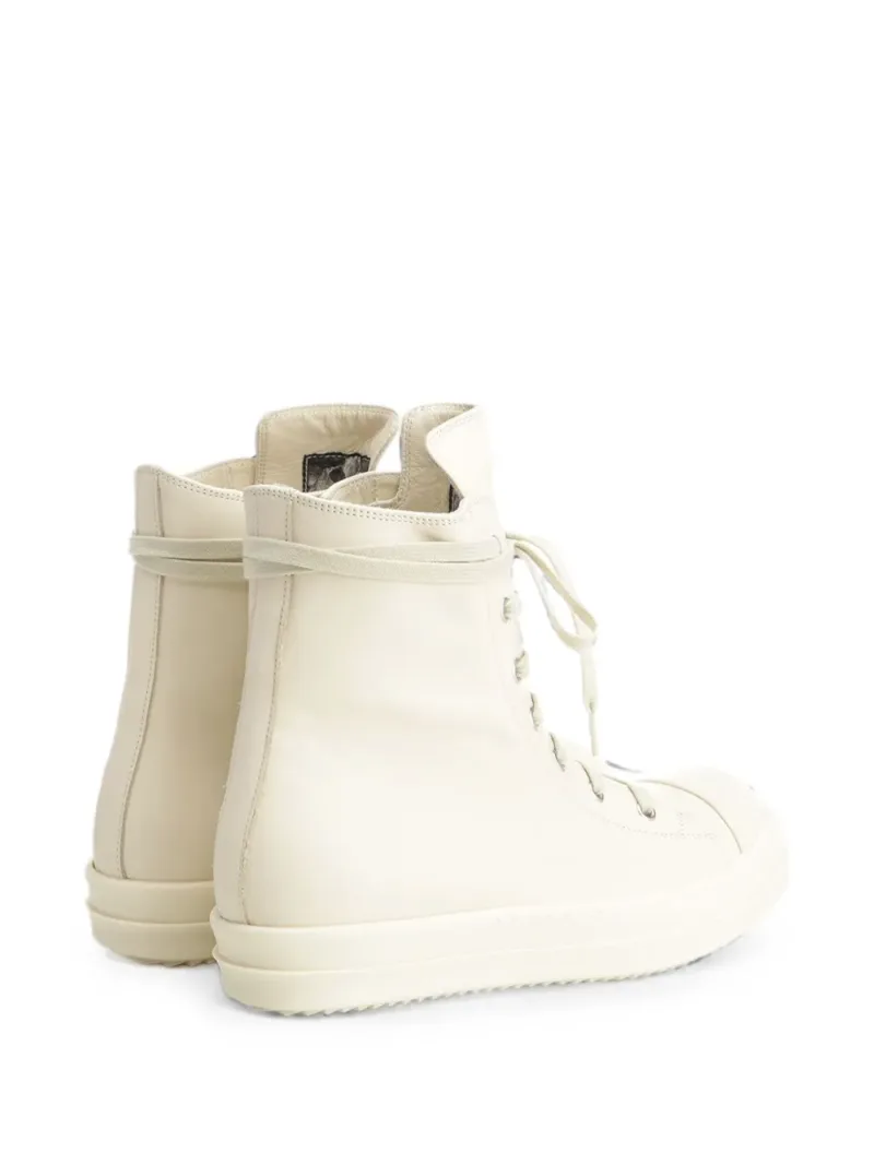 Rick Owens — High-top lace-up sneakers — Foto 3 di 5