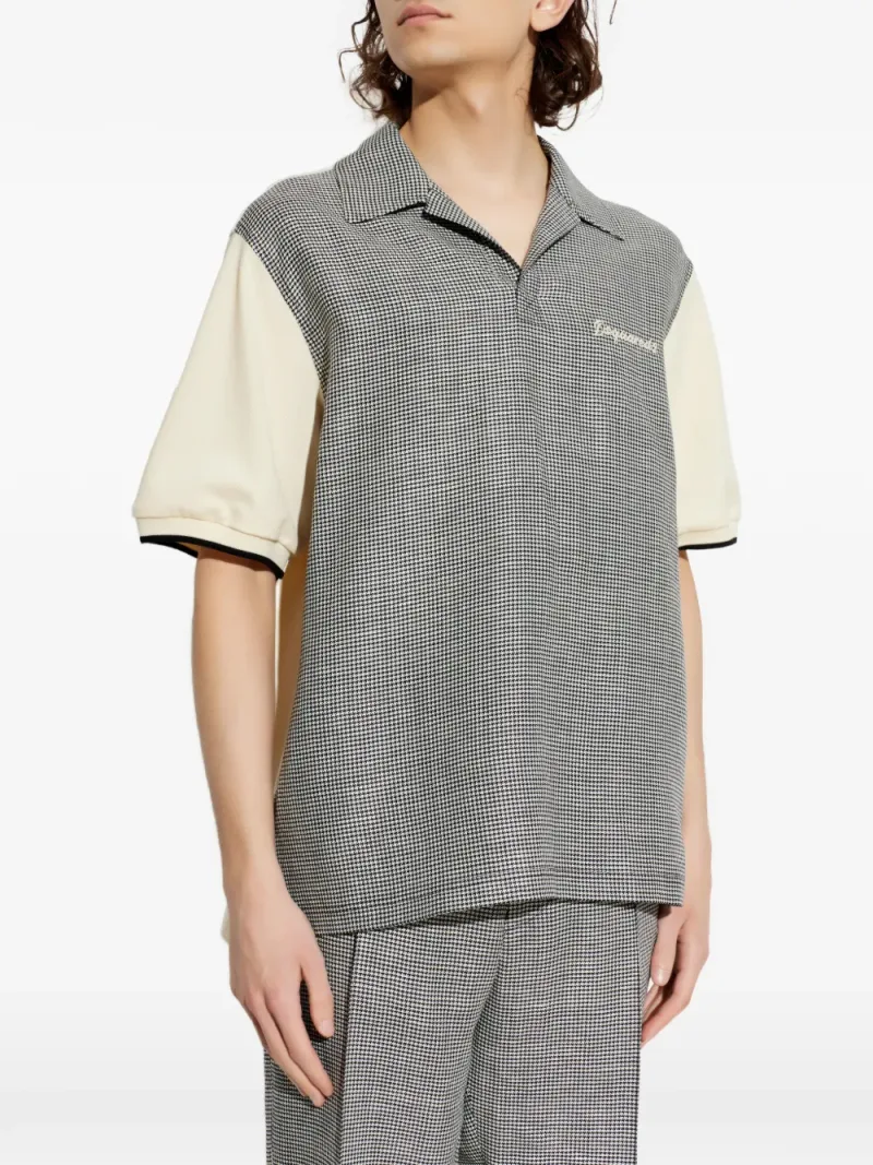 Dsquared2 — Virgin wool linen pied de poule polo — Photo 3 of 5