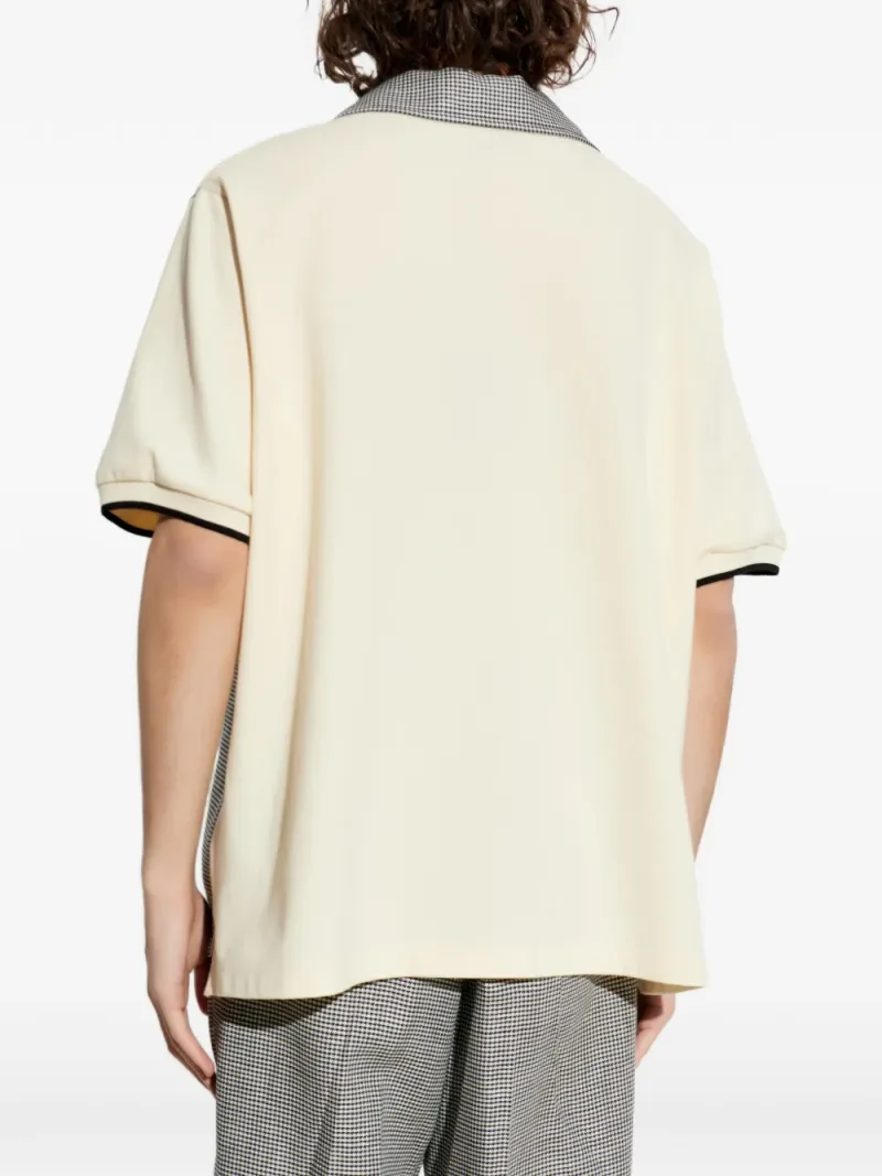 Dsquared2 — Virgin wool linen pied de poule polo — Photo 4 of 5