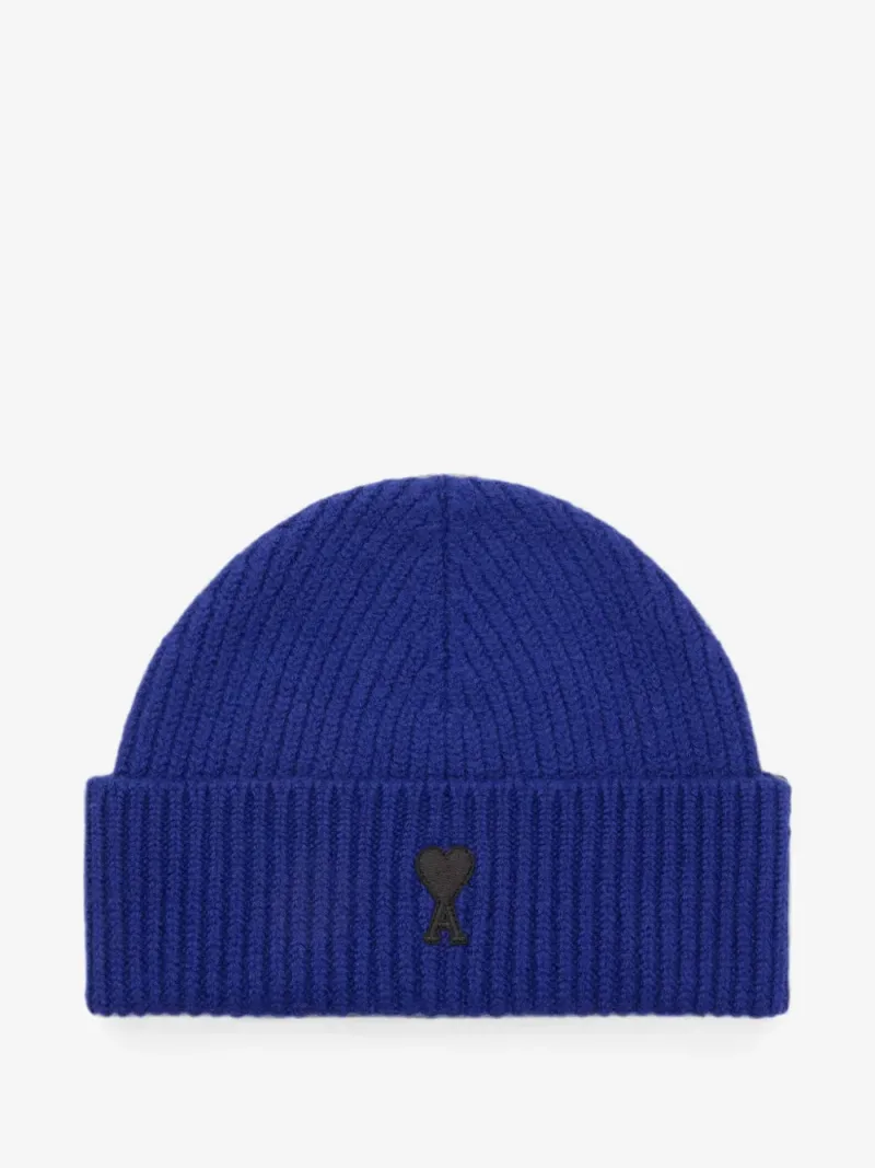 Ami Paris — Ami de Coeur Beanie aus Wolle