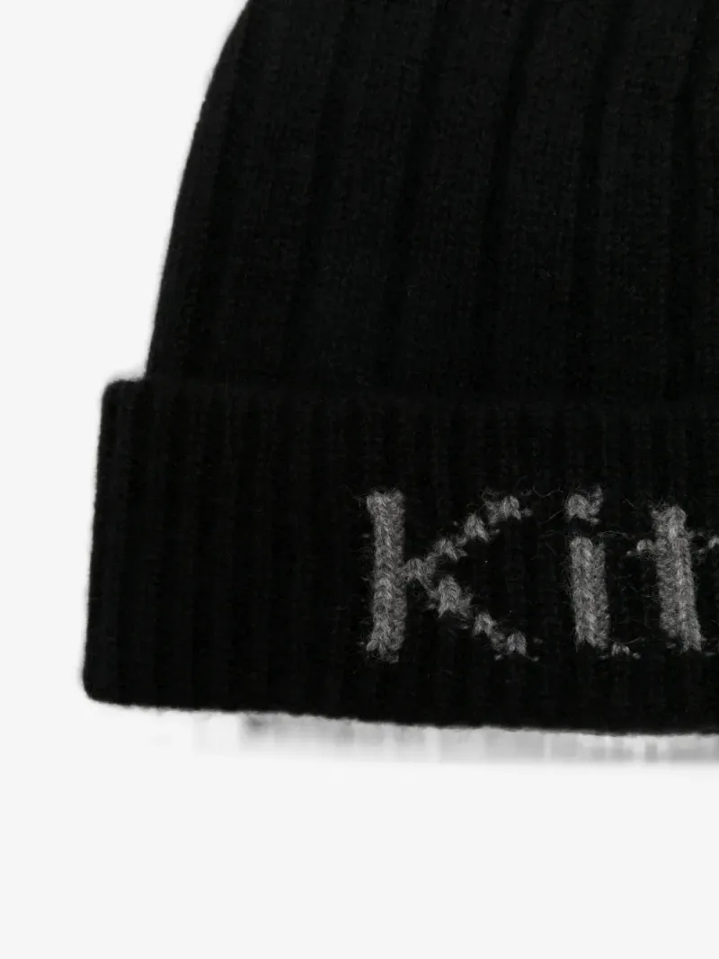 Kiton — Logo-intarsia ribbed beanie hat — Photo 3 of 3