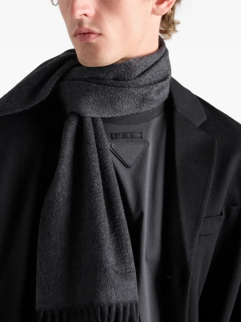 Prada — T-shirt en coton à manches longues — Photo 4 sur 4