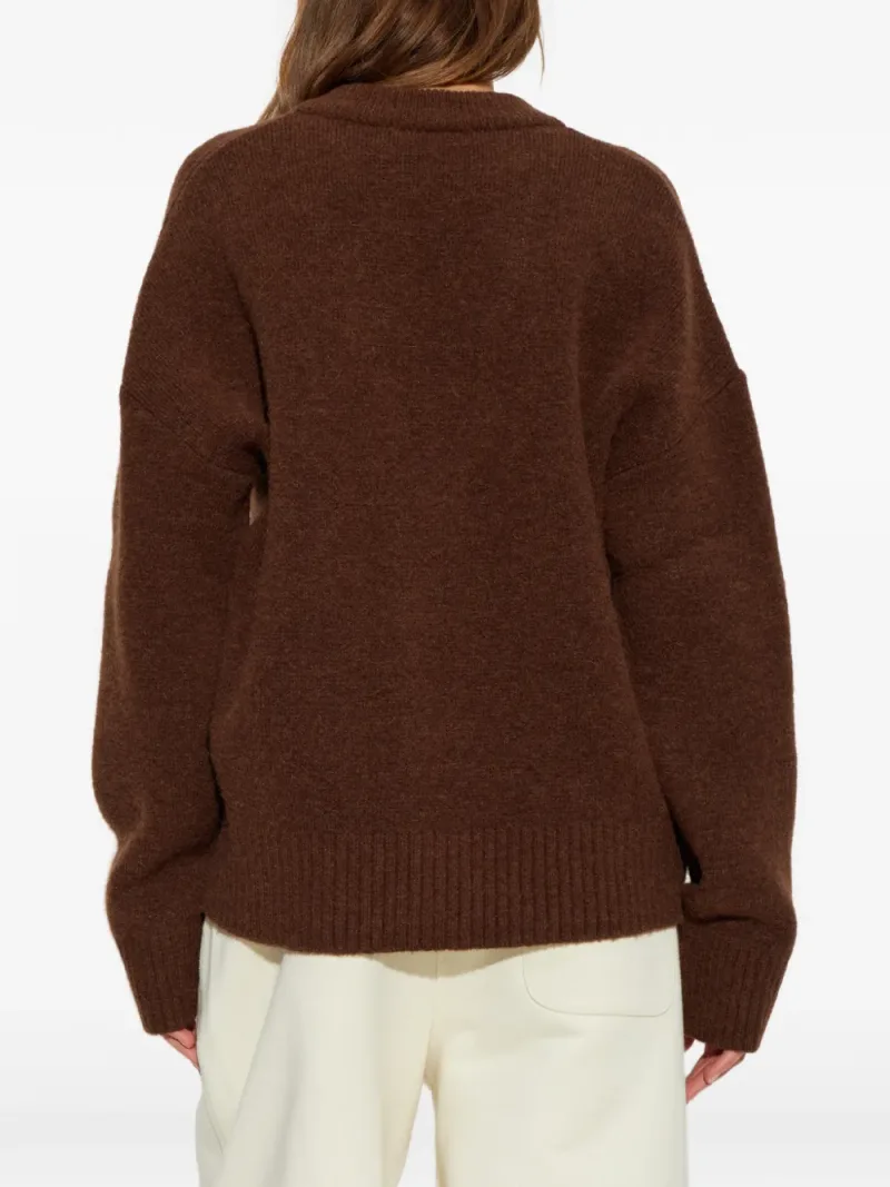Ami Paris — Cardigan Ami De Coeur — Foto 4 de 5