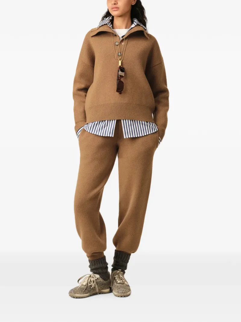 Ami Paris — High buttoned collar wool sweater — Foto 3 di 5