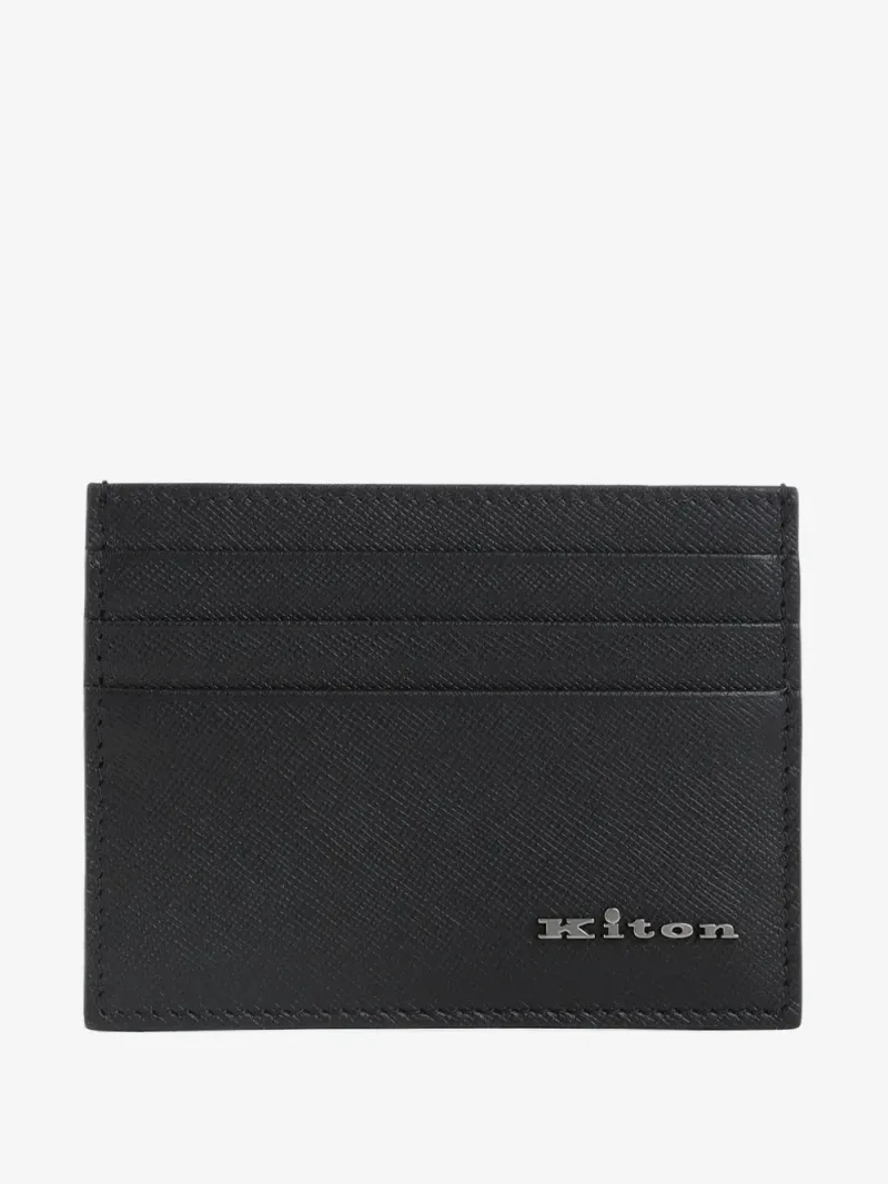 Kiton — レザー カードケース