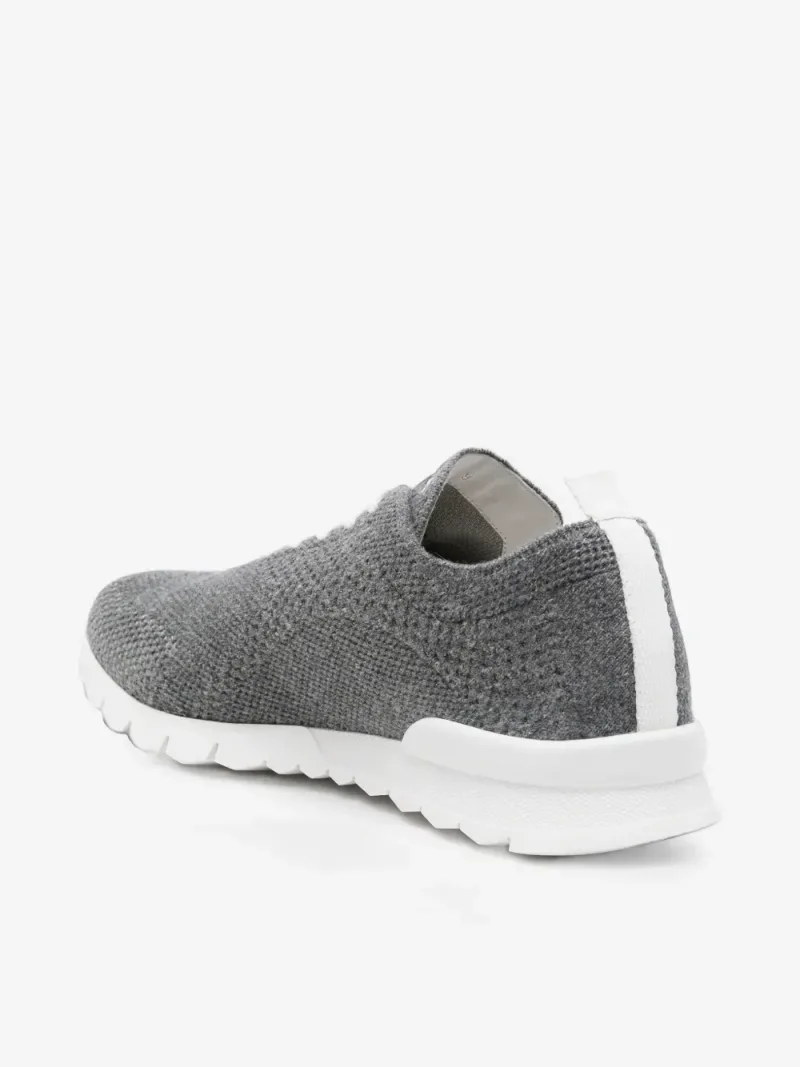 Kiton — Knit lace-up sneakers — Photo 3 of 4